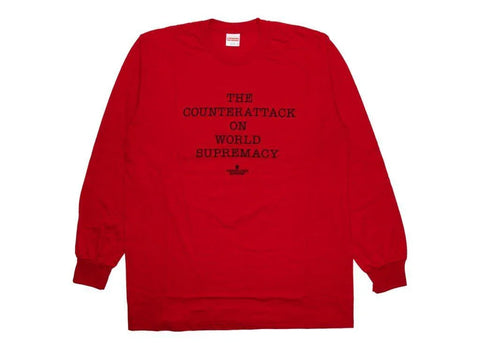 Supreme/UNDERCOVER/PUBLIC ENEMY Counter Attack L/S T-Shirt "SS18" - ALPHET
