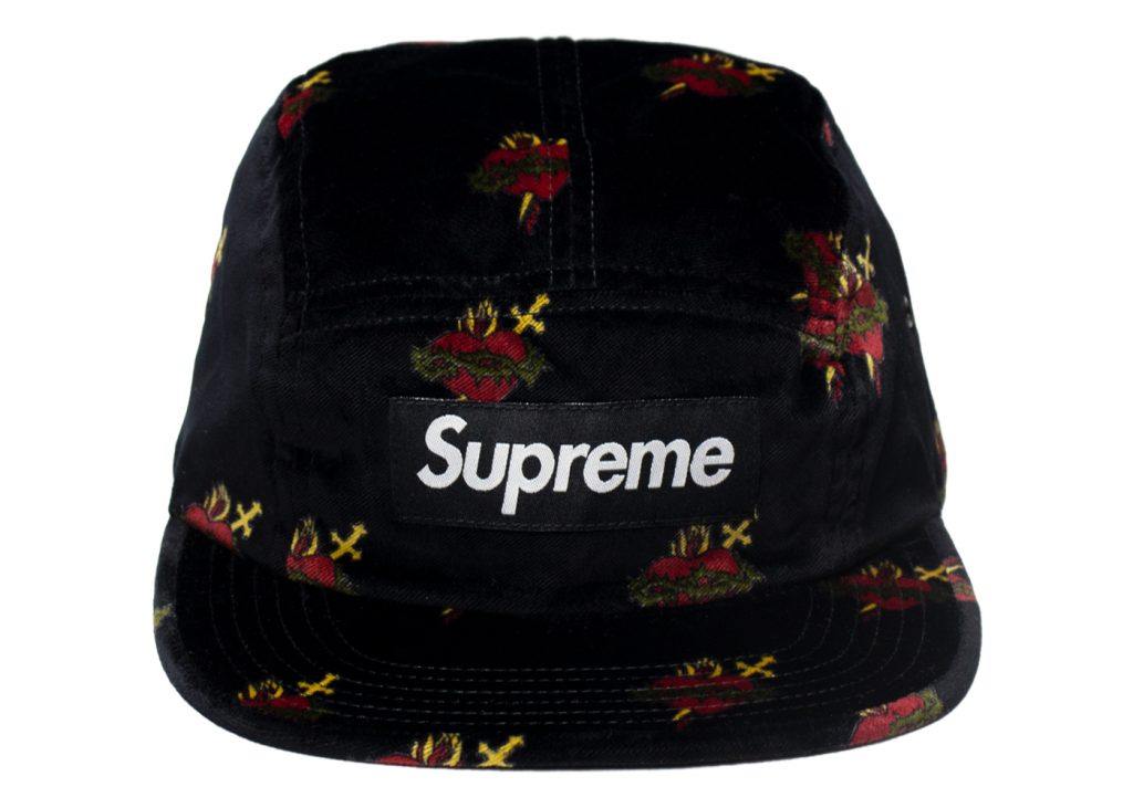 Download Supreme Velour Scared Heart Camp Cap Side - Adidas