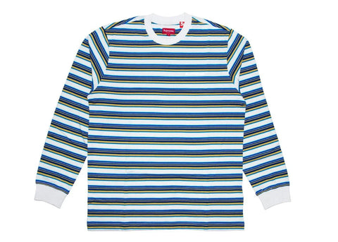 Supreme Multi Stripe L/S T-Shirt "SS18" - ALPHET