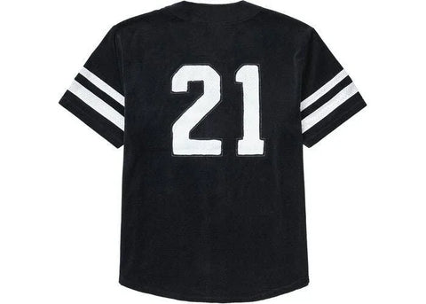 Supreme Velour Baseball Jersey "FW20" - ALPHET