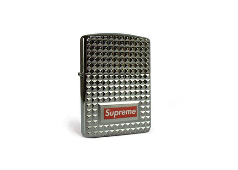 Supreme Diamond Cut Zippo "FW17" - ALPHET