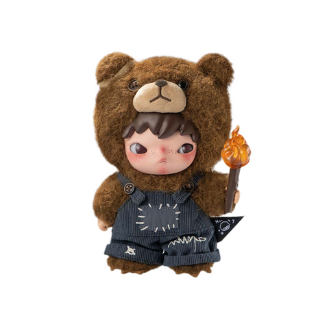 Pop mart Hirono Living Wild-Fight for Joy Plush Doll 16 cm