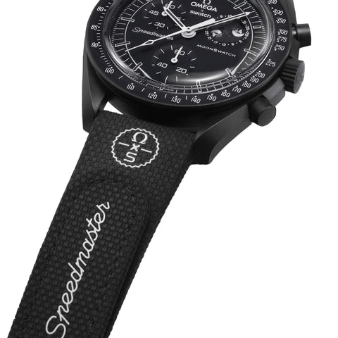 Swatch x Omega MoonSwatch straps Black Rubber