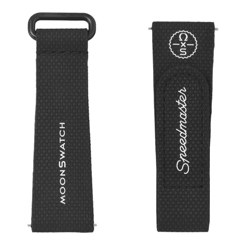 Swatch x Omega MoonSwatch straps Black Rubber