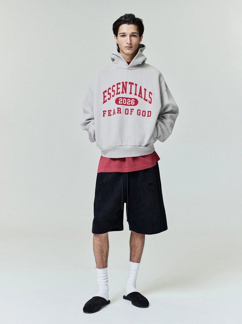 Fear of God Essentials Hoodie 90S Iron Grey