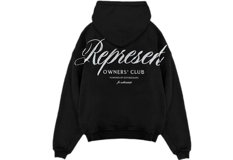 Represent Hoodie Logo Black