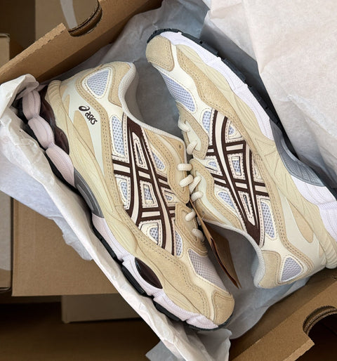 Asics Gel NYC White Roasted Coffee