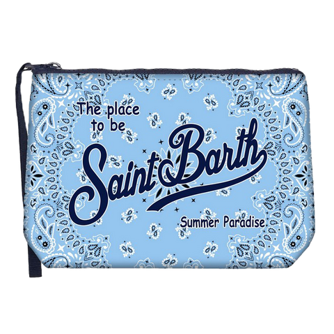 Mc2 Saint Barth Clutch Blue Bandana