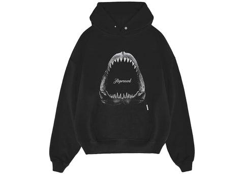 Represent Shark Jaws Black Hoodie