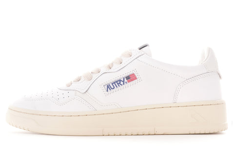 Autry Sneakers Medalist Low White