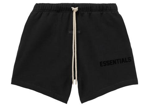 Fear of God Essentials Jet Black Sweat Shorts