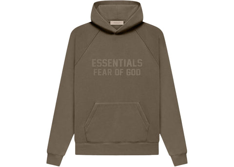 Fear of God Essentials Hoodie Wood FW2022