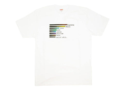 Supreme Chart T-Shirt "SS18" - ALPHET