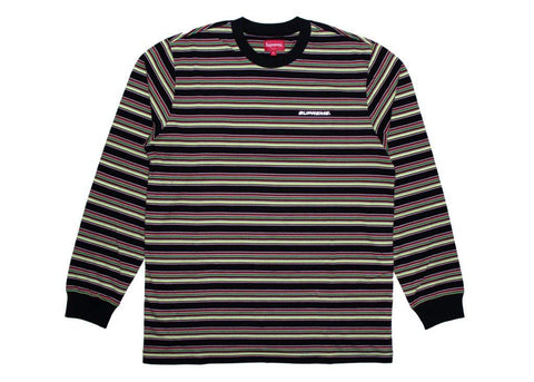 Supreme Multi Stripe L/S T-Shirt "SS18" - ALPHET