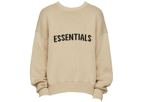 Fear of God Essentials Pullover Sweater Linen - ALPHET