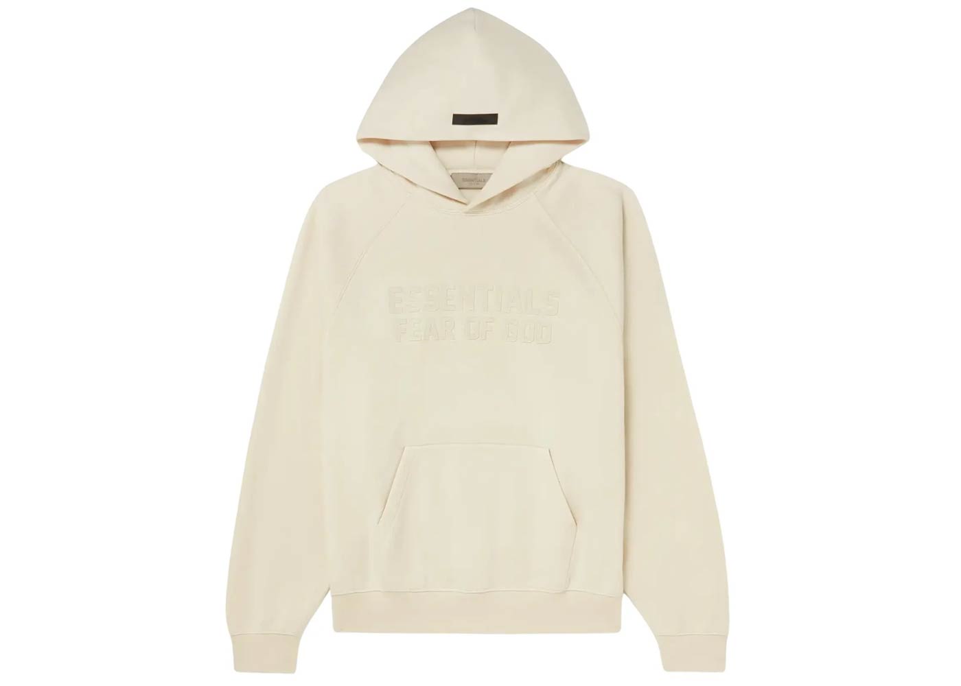 Fear of god on sale essentials hoodie cream